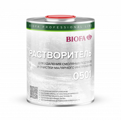 Растворитель BIOFA 0501 для удаления смоляных подтеков и очистки инструмента