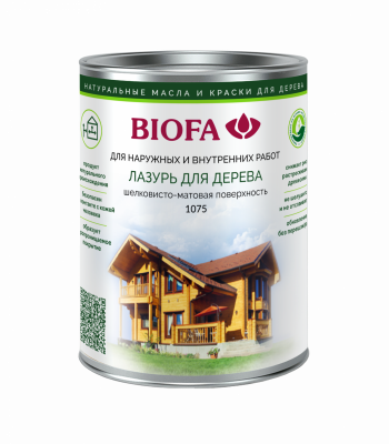 1075 BIOFA Лазурь для дерева